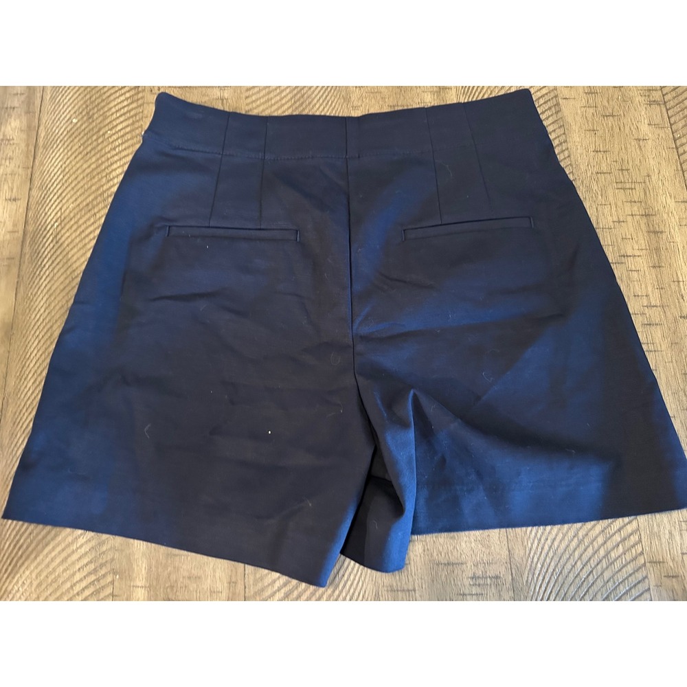 Ann Taylor Navy Blue High-Waisted Sailor Shorts - Size 2 Petite - NWT - Picture 2 of 4